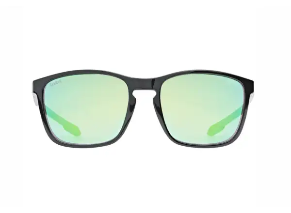 Uvex LGL 52 okuliare Black/Mirror Green