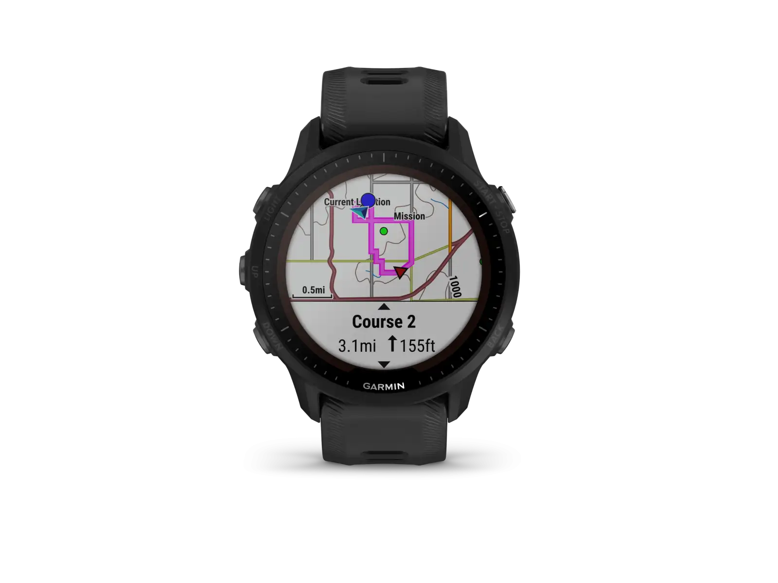 Garmin Forerunner 955 Solar inteligentné hodinky Black