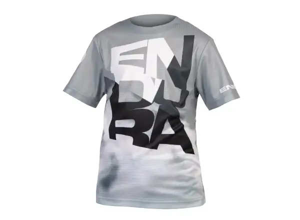 Endura SingleTrack Core detský dres krátky rukáv Grey
