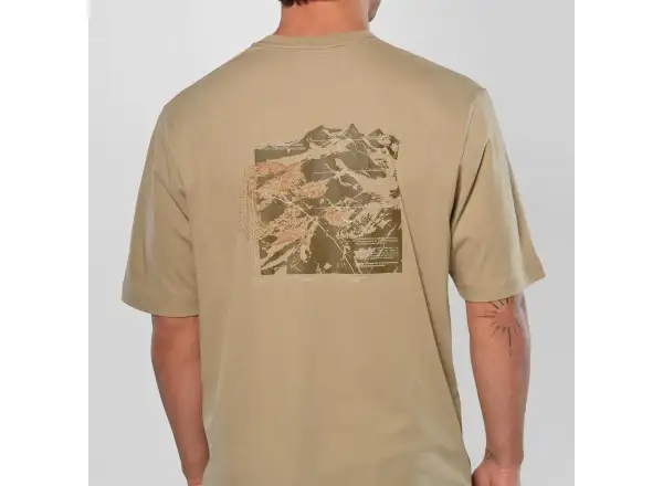 Salewa Eagle Glacier Loose T-shirt pánske tričko krátky rukáv Quicksand
