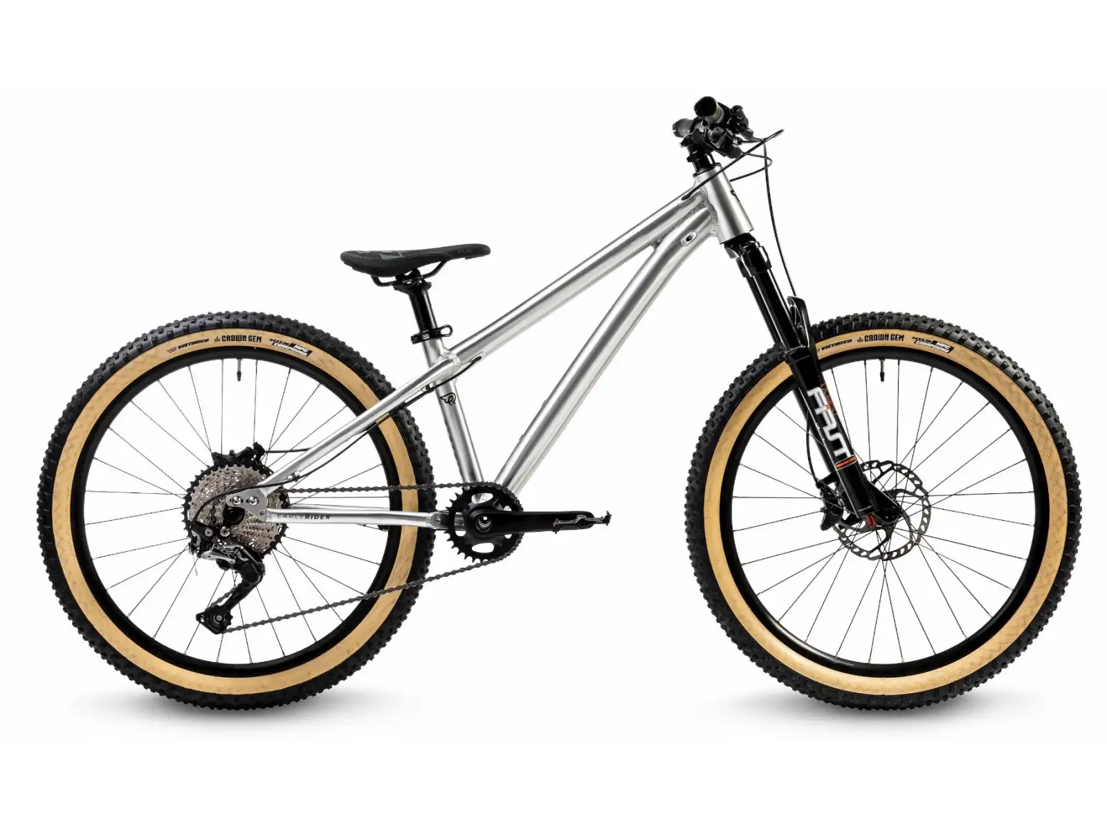 Early Rider Hellion 24 detský bicykel Brushed Aluminium