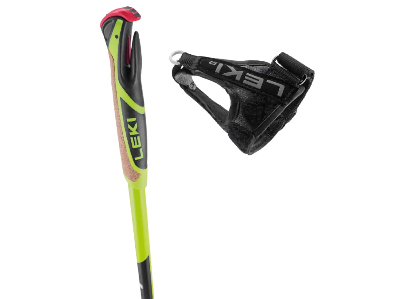 Leki CC 450 Palice bežecké palice Neon yellow/Black/White