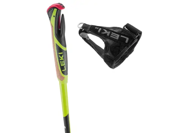 Leki CC 450 Palice bežecké palice Neon yellow/Black/White