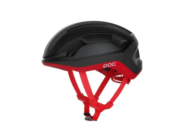 POC Omne Lite prilba Uranium Black/Prismane Red Matt