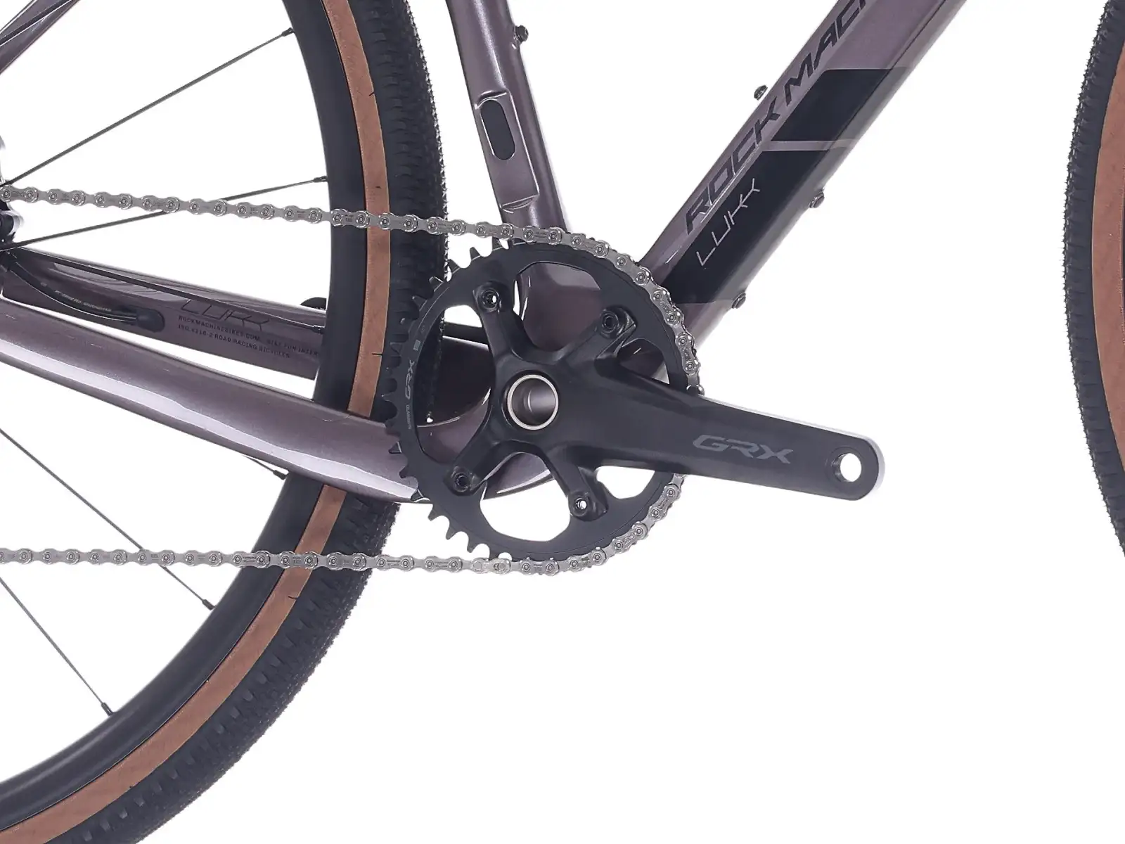 Rock Machine Lukk Cr 70 gravel bicykel Gloss Purple Garnet
