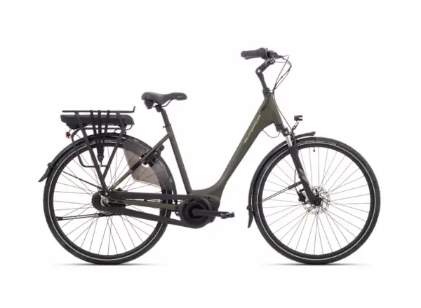 Mestský elektrobicykel Superior SBC 200 matný tmavozelený