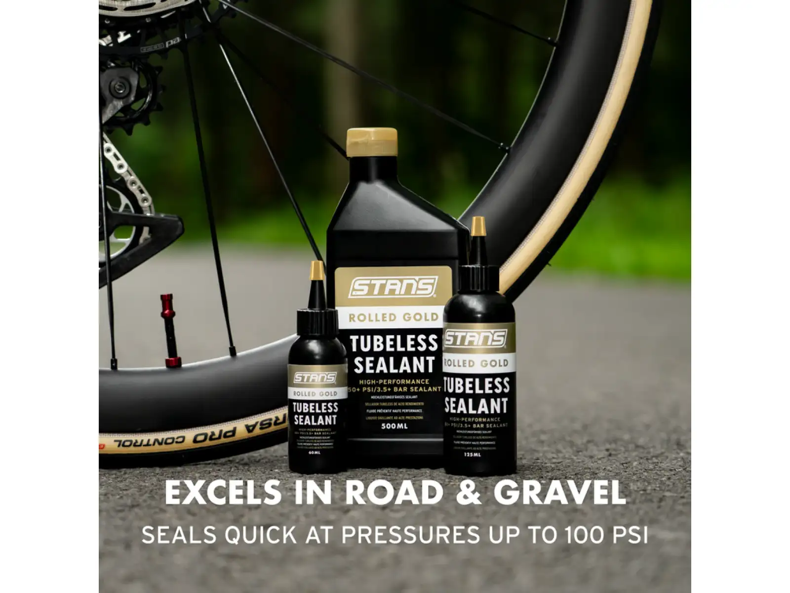 No Tubes Rolled Gold bezdušový tmel na cestu a gravel 60 ml