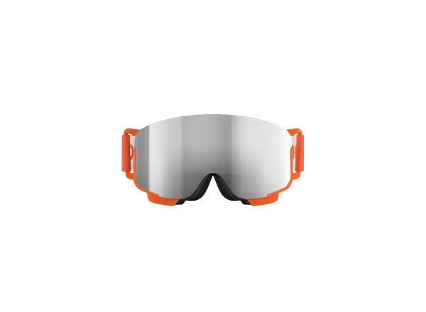 POC POCito Nexal detské lyžiarske okuliare Fluorescent Orange/Partly Sunny Silver