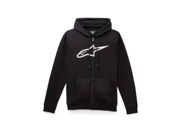 Mikina Alpinestars Ageless II Zip Hoodie Black/White