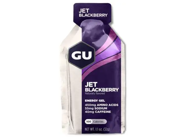 GU Energy Gel Jet Blackberry vrecko 32 g