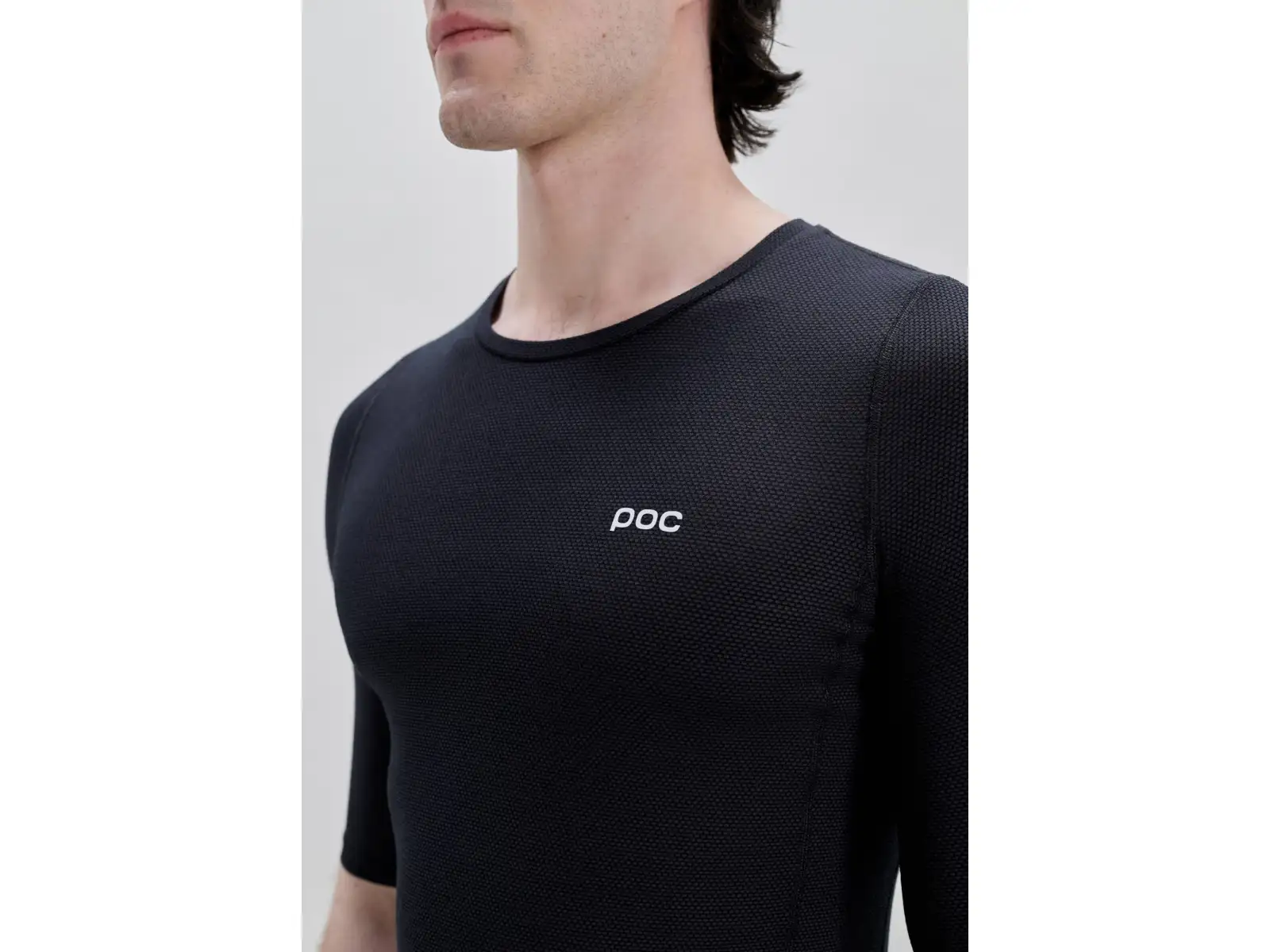 POC Layer Mid pánske spodné tričko krátky rukáv Uranium Black