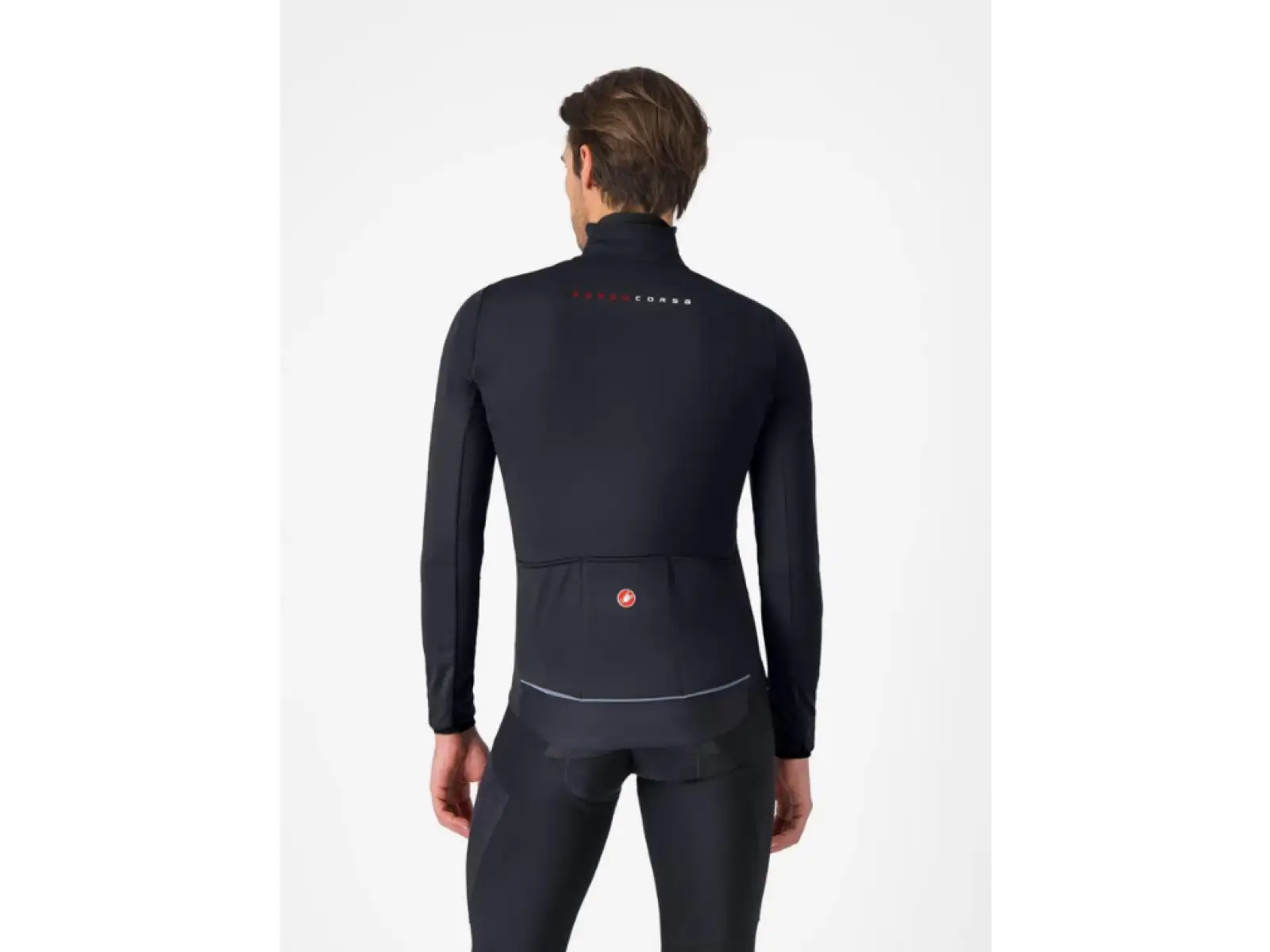Castelli Alpha 150 Jacket pánska bunda Light Black/Black