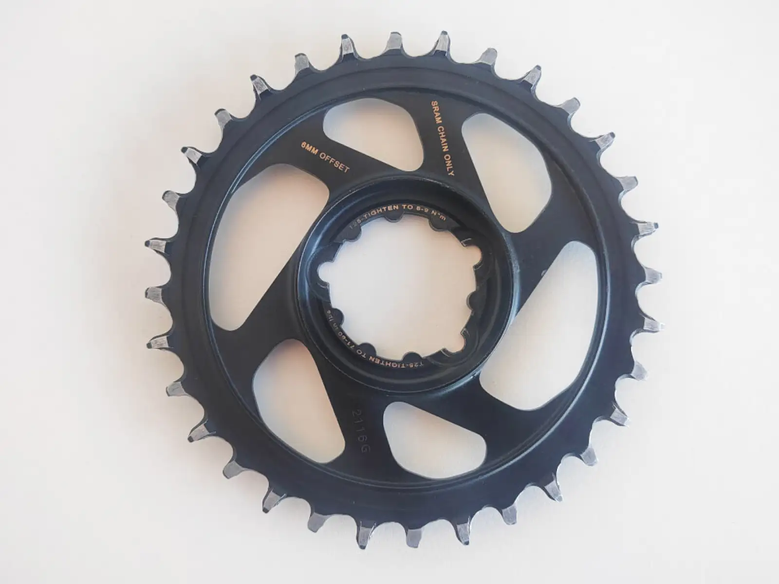 Sram Eagle X-sync Direct Mount 6 Offset Boost 12sp. prevodník 32z. zlatý PREVERENÉ