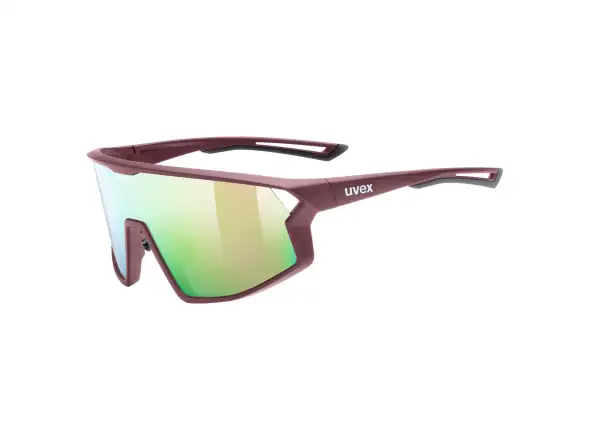 Uvex Skyryse slnečné okuliare Burgundy Matt/Mirror Rose