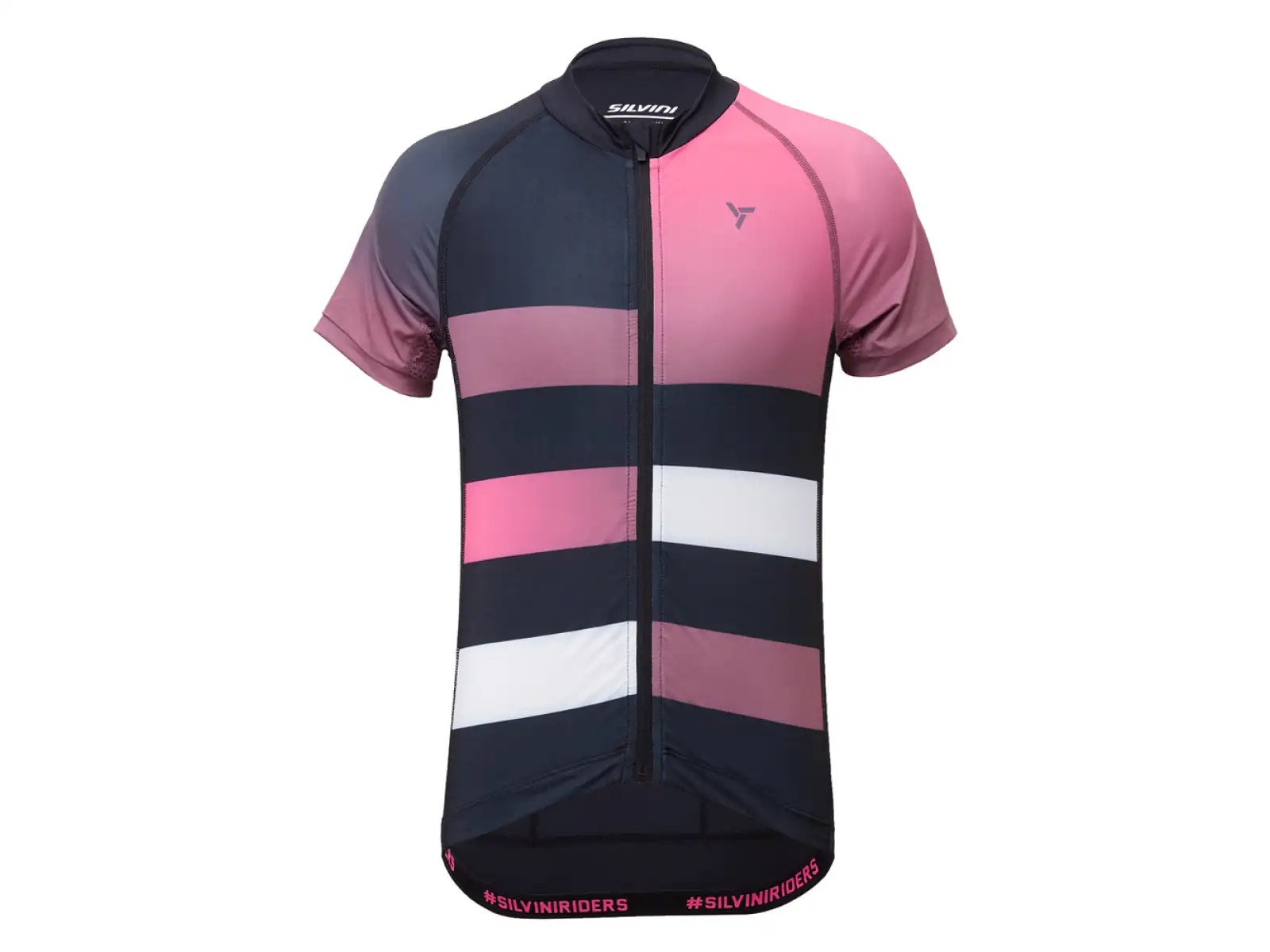Silvini Mazzani Detský dres s krátkym rukávom Black/Fuchsia