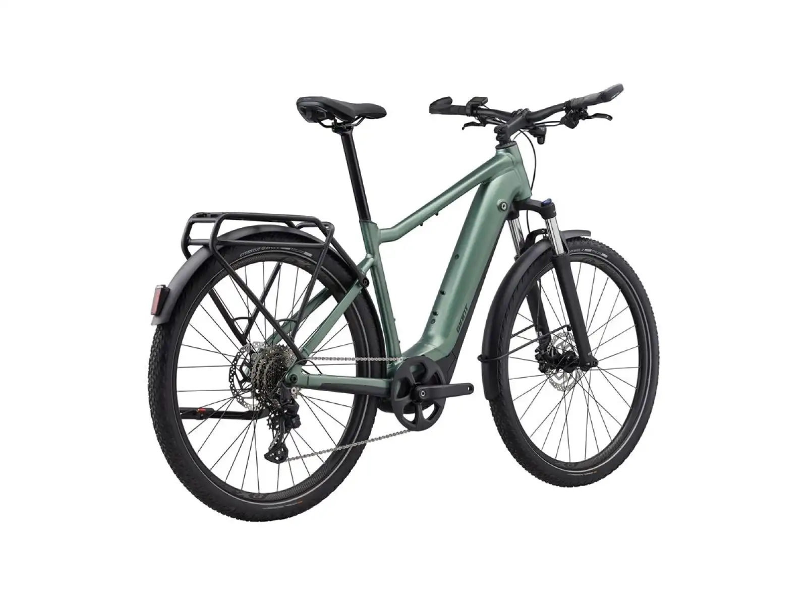 Giant Explore E+ 1 trekingový elektrobicykel misty forest