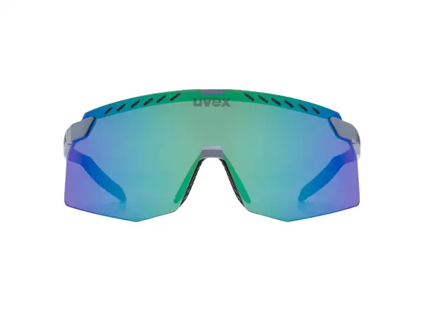 Uvex Pace Stage slnečné okuliare Grey Matt/Mirror Green