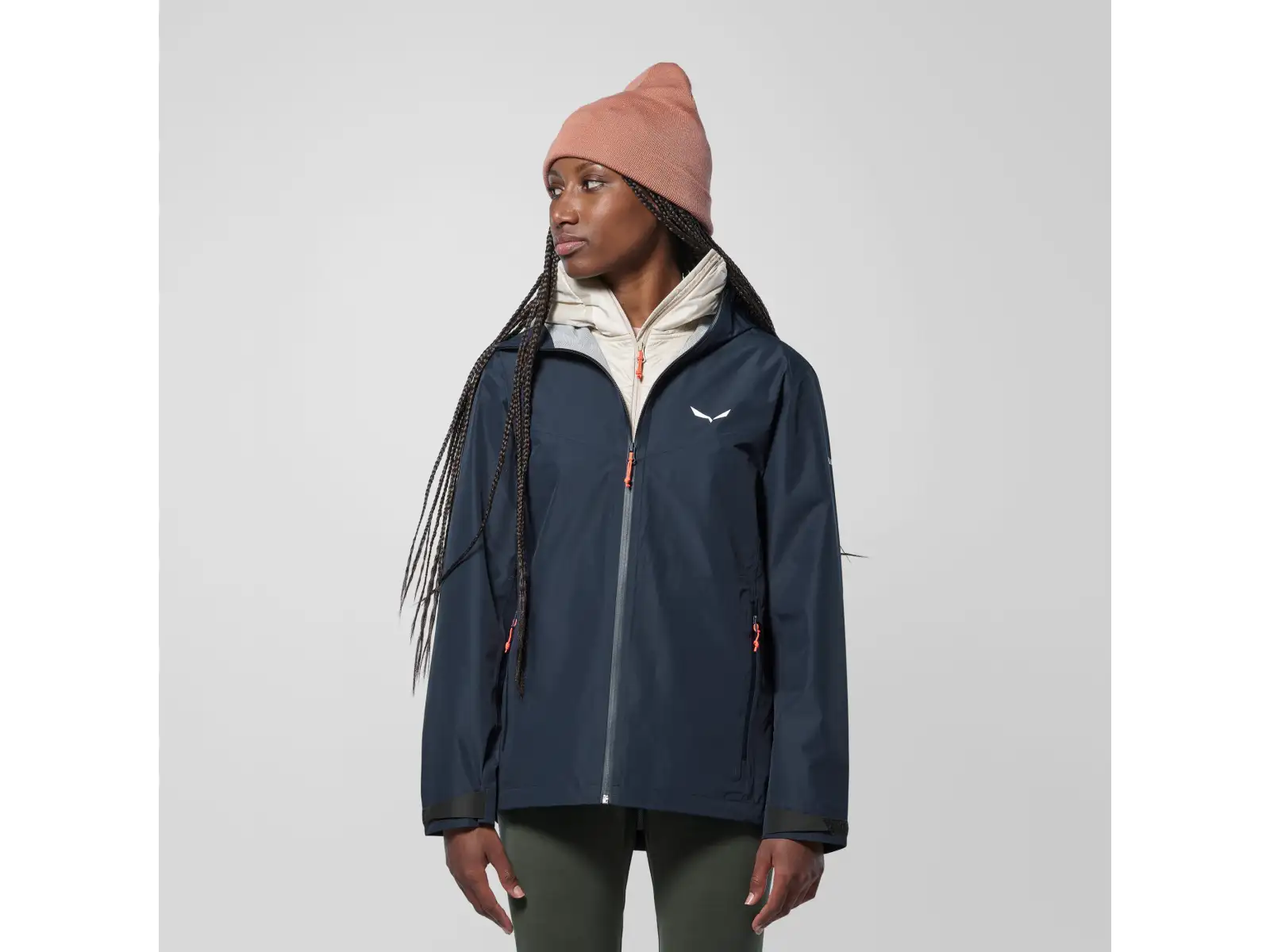 Salewa Puez 2.5L Powertex dámska bunda Navy Blazer