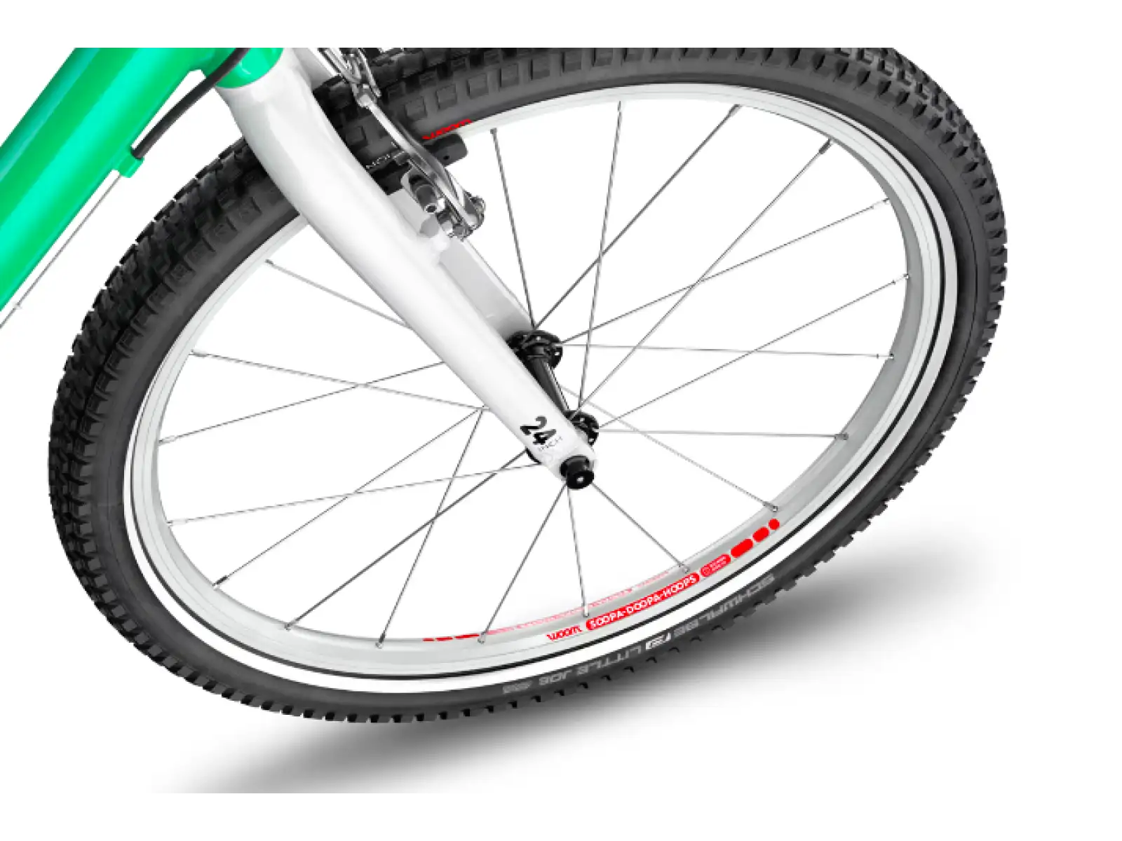 Woom 5 Mint Green 24 detský bicykel