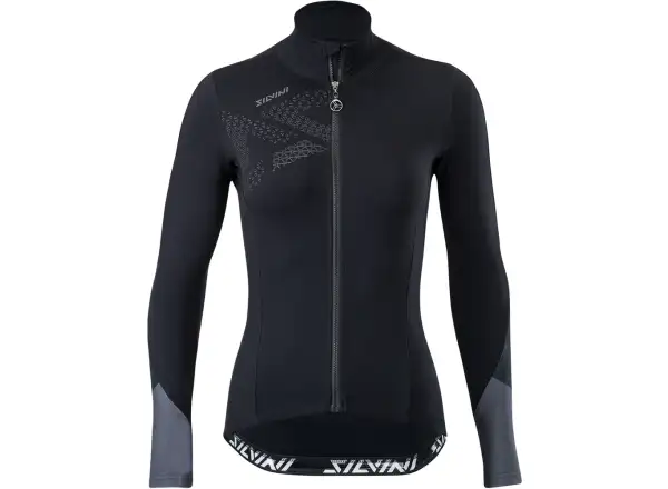 Silvini Calvana dámsky dres s dlhým rukávom black/charcoal