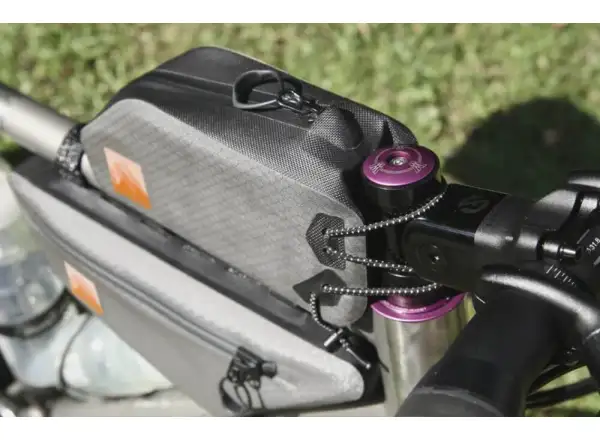 Woho X-Touring Top-tube Bag Dry 1,1 l rámová taška Honeycomb iron Grey