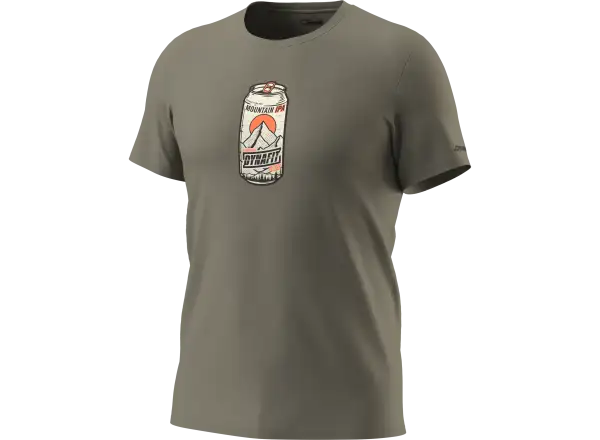 Dynafit Graphic Cotton pánske tričko krátky rukáv Fallen Rock/Beer Can