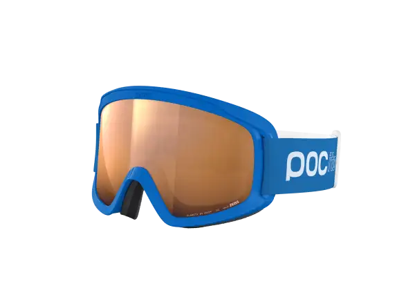 POC POCito Retina detské lyžiarske okuliare Fluorescent Blue/Partly Sunny Light Orange