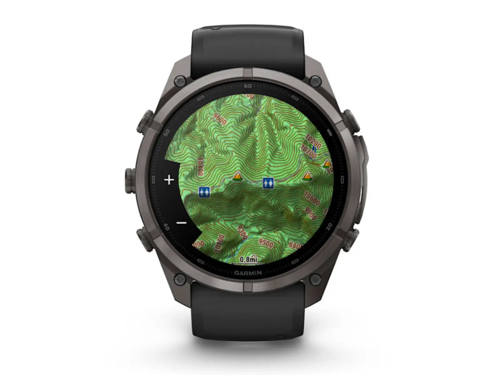 Garmin Fénix 9 Pro inReach 51 mm inteligentné hodinky Carbon gray DLC Titanium Black/Pebble gray