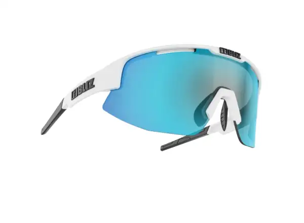 Bliz Matrix okuliare Small Matt White Smoke/Blue Multi Cat.3