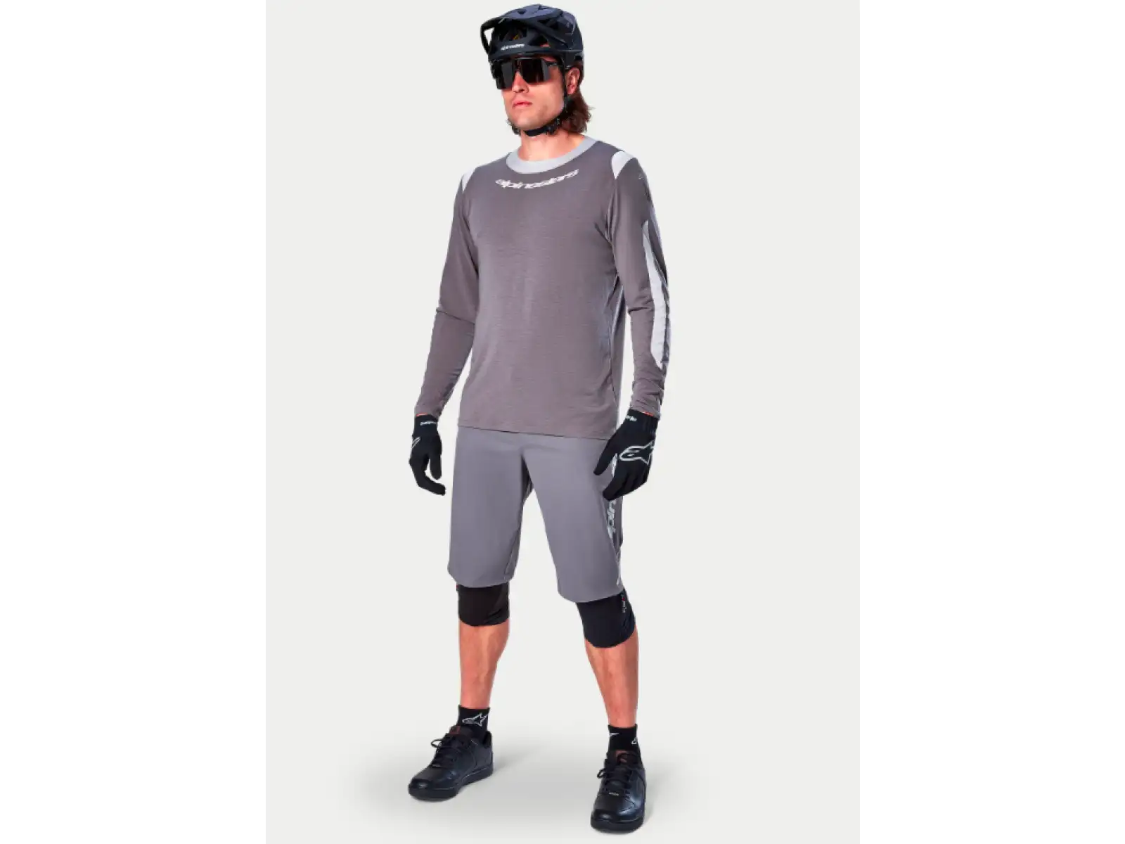 Alpinestars A-Dura Dri Wool pánsky dres dlhý rukáv Dark Grey