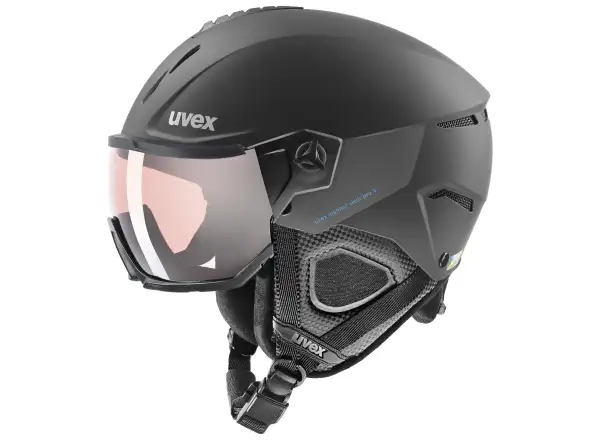 Uvex Instinct Visor Pro V lyžiarska prilba black matt