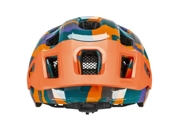 Uvex React JR detská prilba Papaya Camo