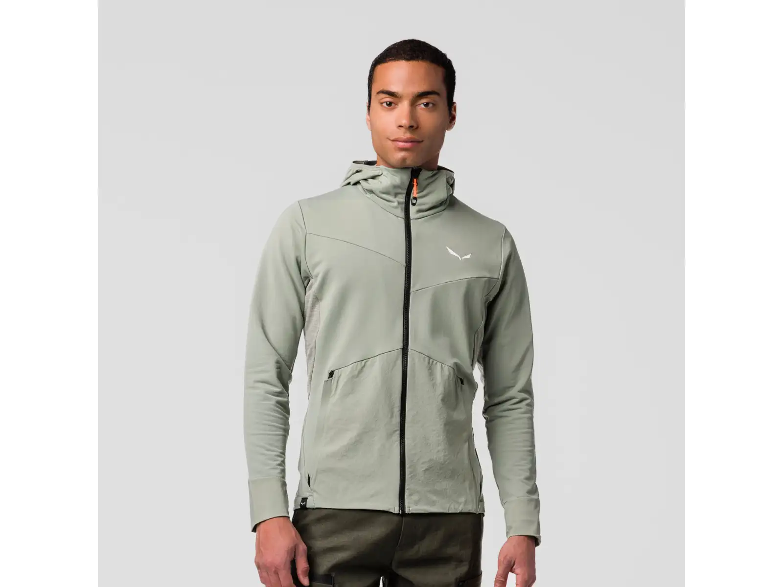 Salewa Puez Alpine Merino Durastretch pánska mikina Shadow