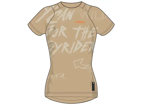 Endura SingleTrack Print Tee BSA dámsky dres krátky rukáv Brown