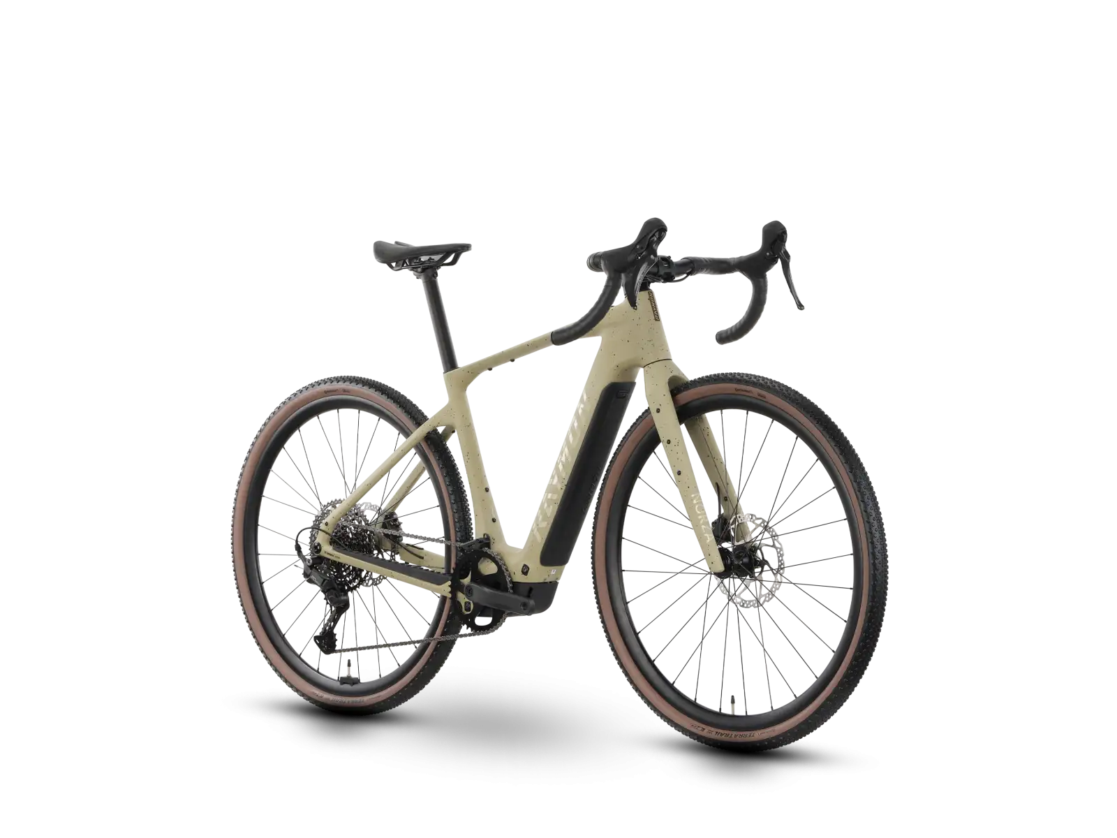 Raymon Norza Comp greige freckels gravel elektrobicykel