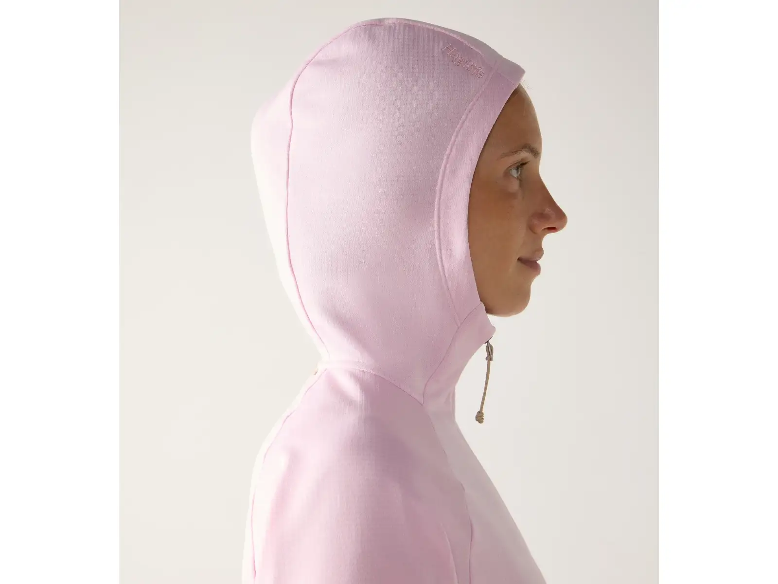 Haglöfs Korp Mid Hood dámska mikina Fresh Pink