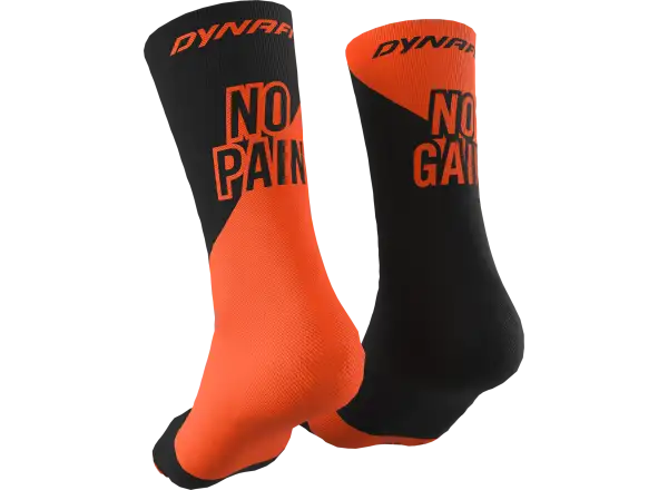 Dynafit No pain No gain Športové ponožky Shocking Orange