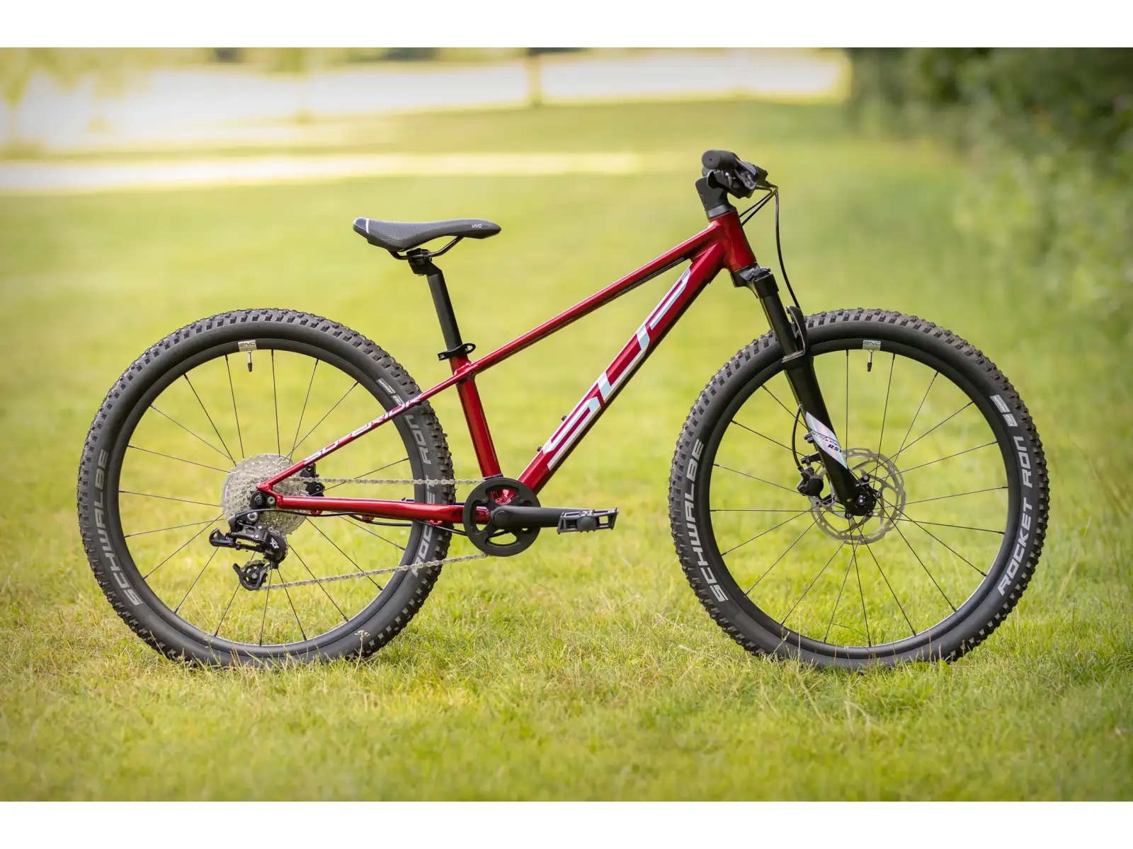 Superior Team 24 detský horský bicykel Gloss Dark Red