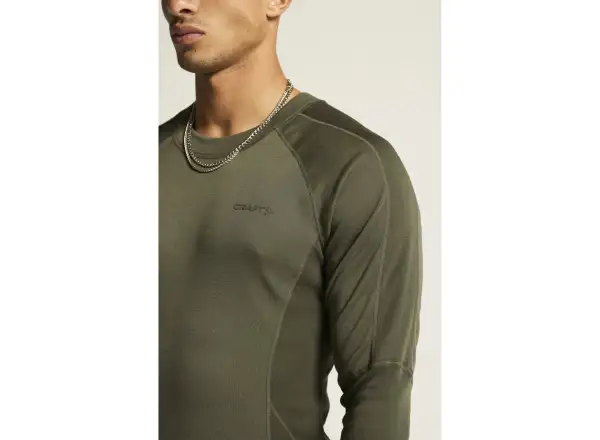Craft Core Warm Baselayer pánska funkčná súprava zelená