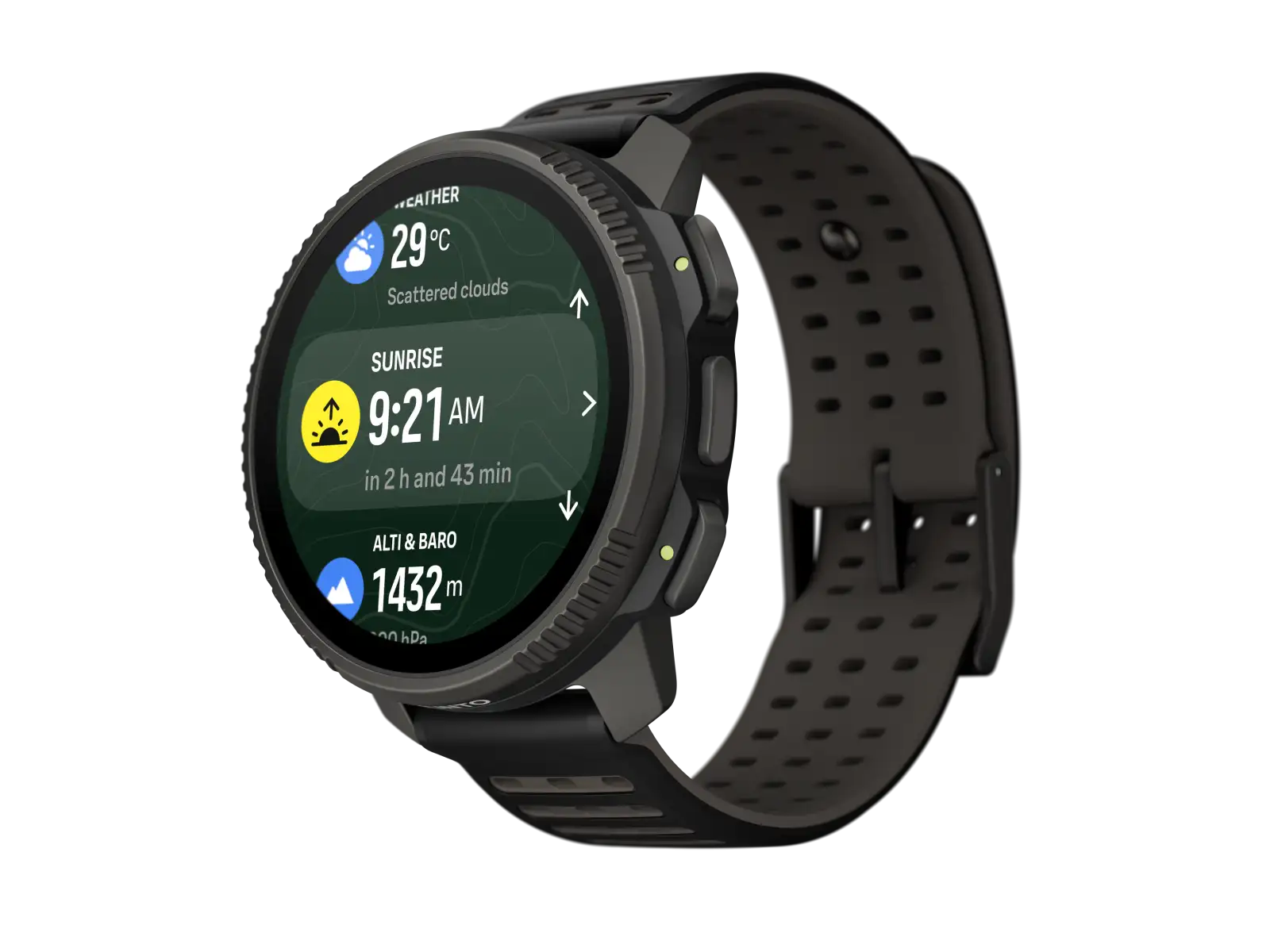 Suunto Vertical 2 Titanium inteligentné hodinky Black
