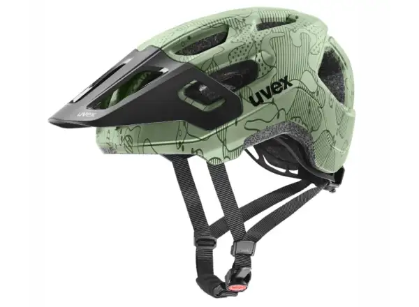 Uvex React Jr. detská prilba Moss Green/Altim Matt