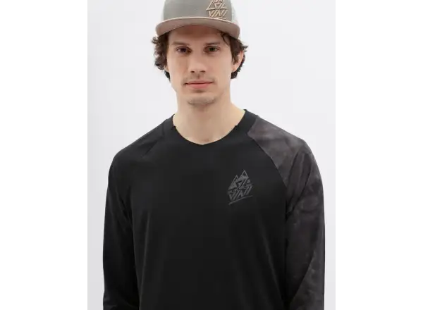 Silvini Brunello Pánske tričko s krátkym rukávom Black/Charcoal