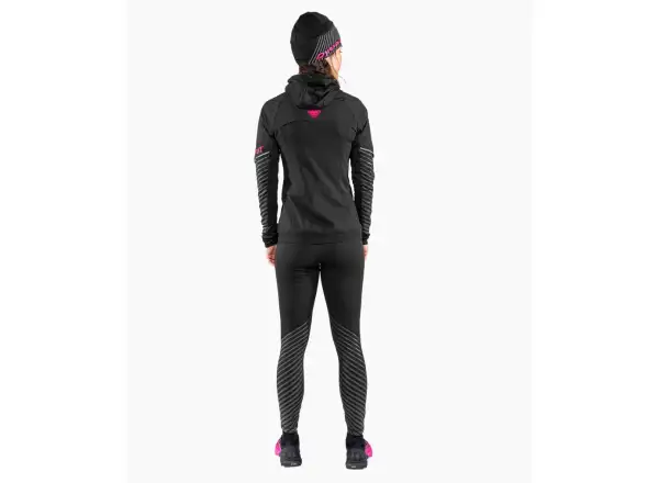 Dynafit Reflective dámske legíny Black Out/Pink Glo
