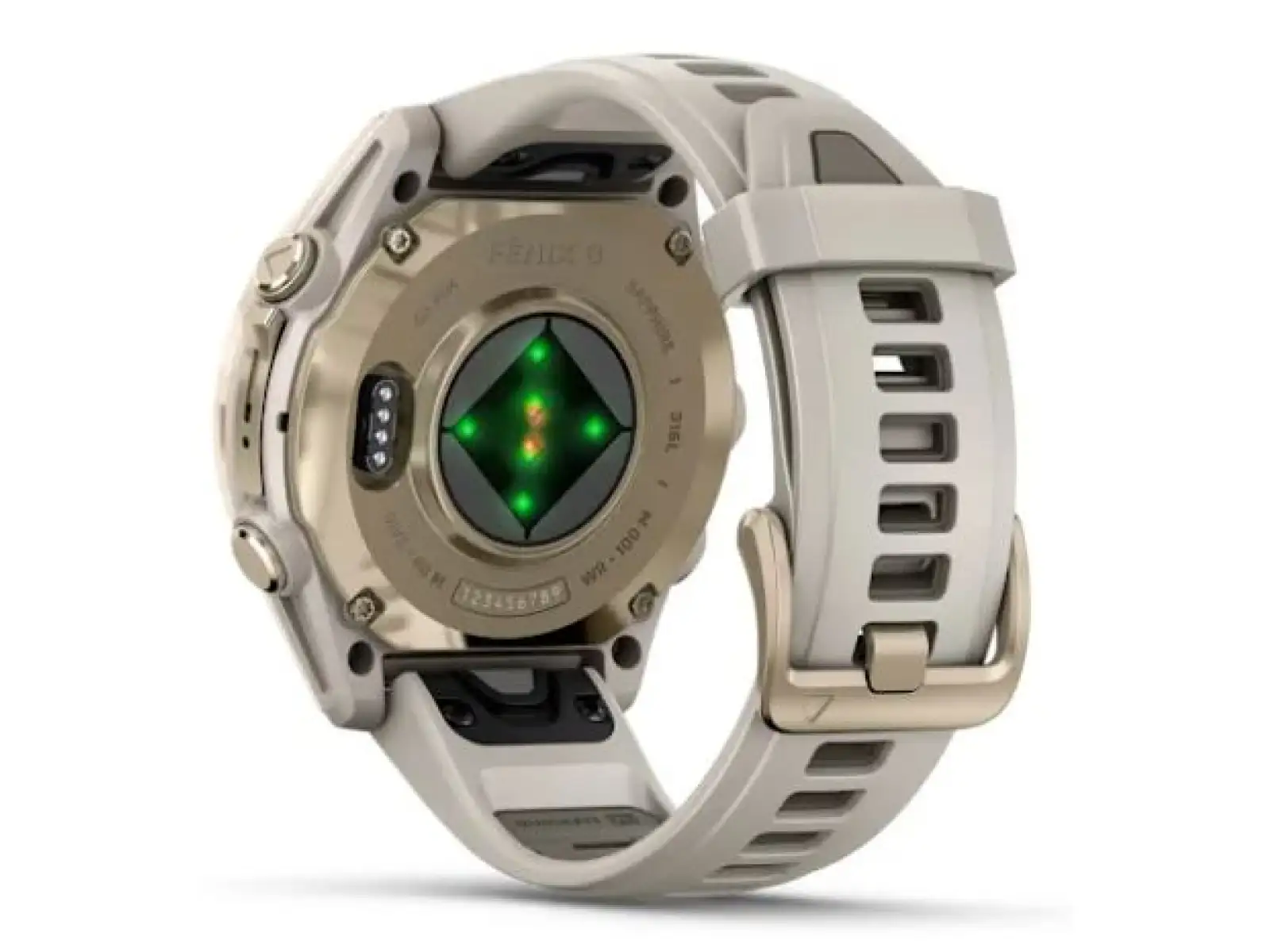 Garmin fenix 8 - 43 mm AMOLED Sapphire inteligentné hodinky Soft Gold Fog grey
