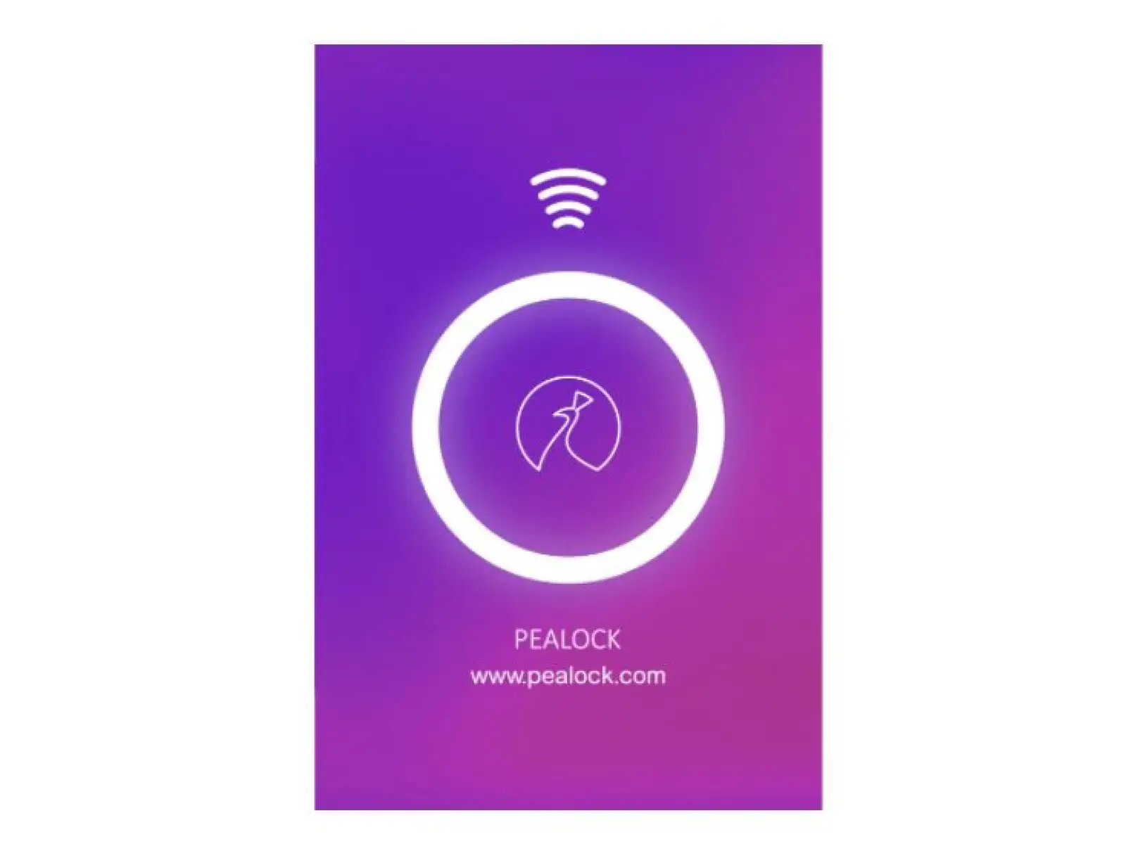 Pealock NFC karta ružová