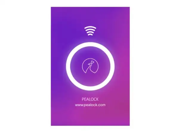 Pealock NFC karta ružová