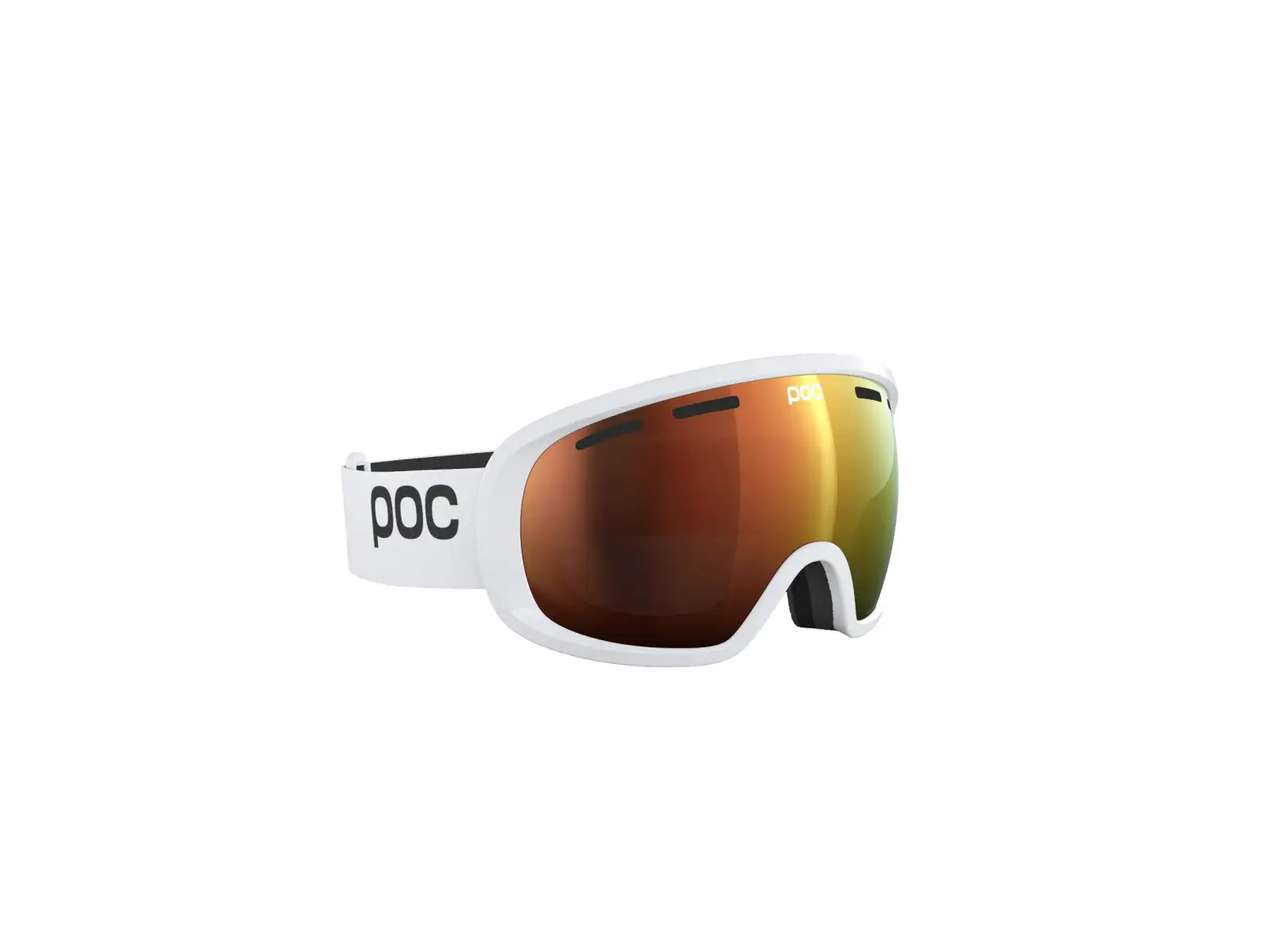 POC Fovea WF lyžiarske okuliare Hydrogen White/Partly Sunny Orange