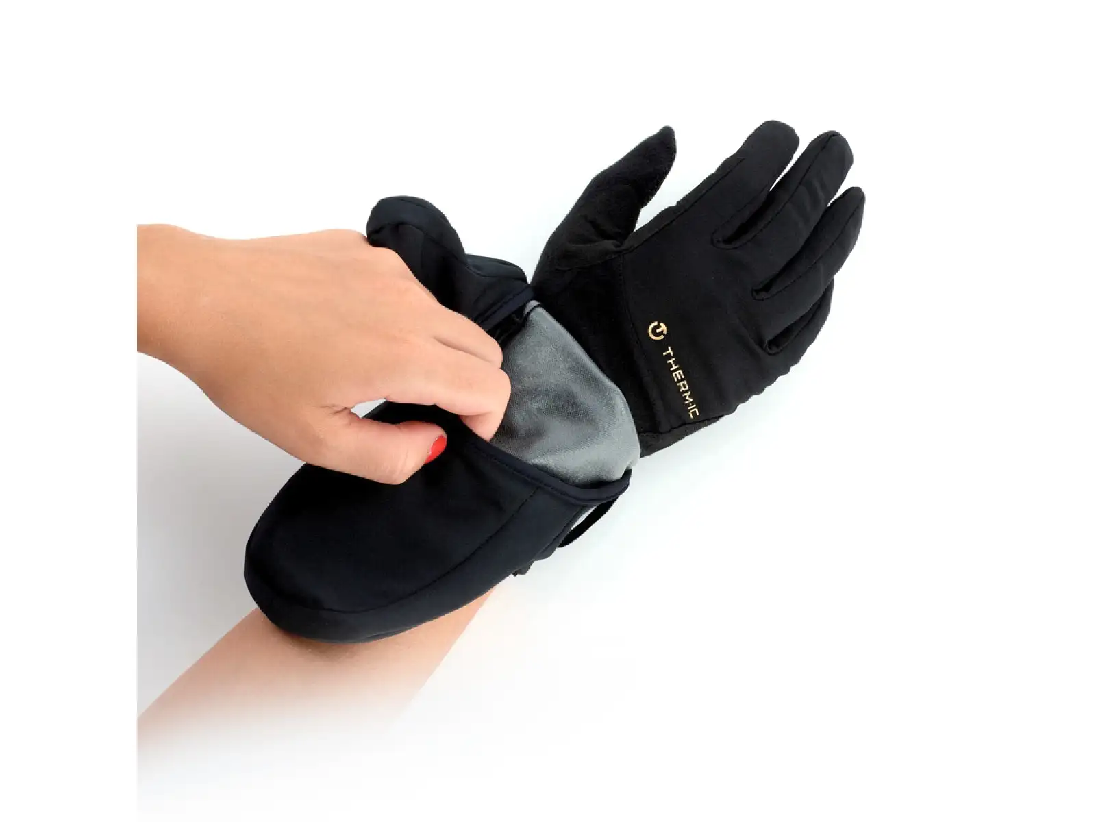 Thermic Versatile Light vyhrievané rukavice black