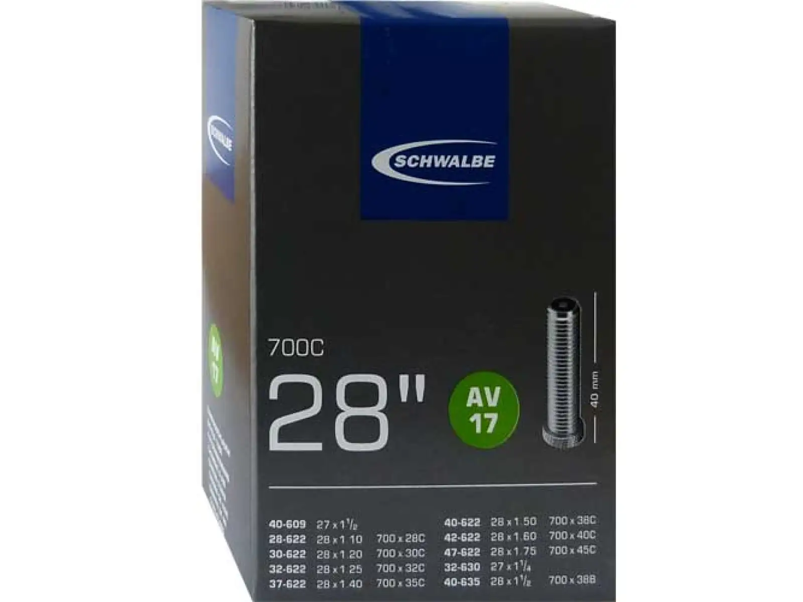 Schwalbe duša trekingová 28-47/622 (Nr.17)