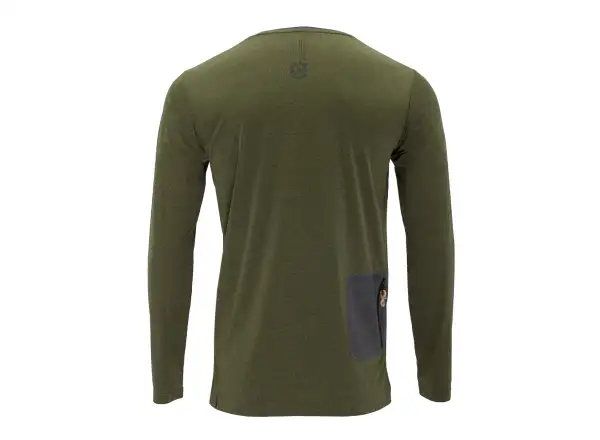 Silvini Casalo pánsky dres s dlhým rukávom Olive/Charcoal